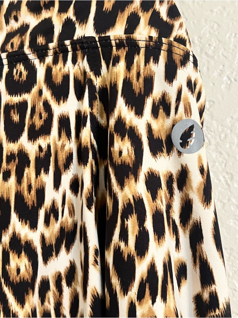 Dona Jo tennis skort Leopard Print skort skirt athletic tennis pickleball animal - Picture 3 of 8